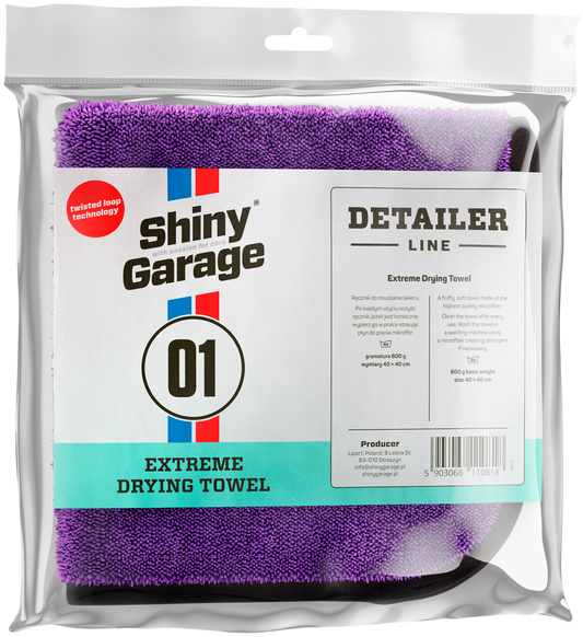 Shiny Garage Extreme Drying Towel XS 40x40cm